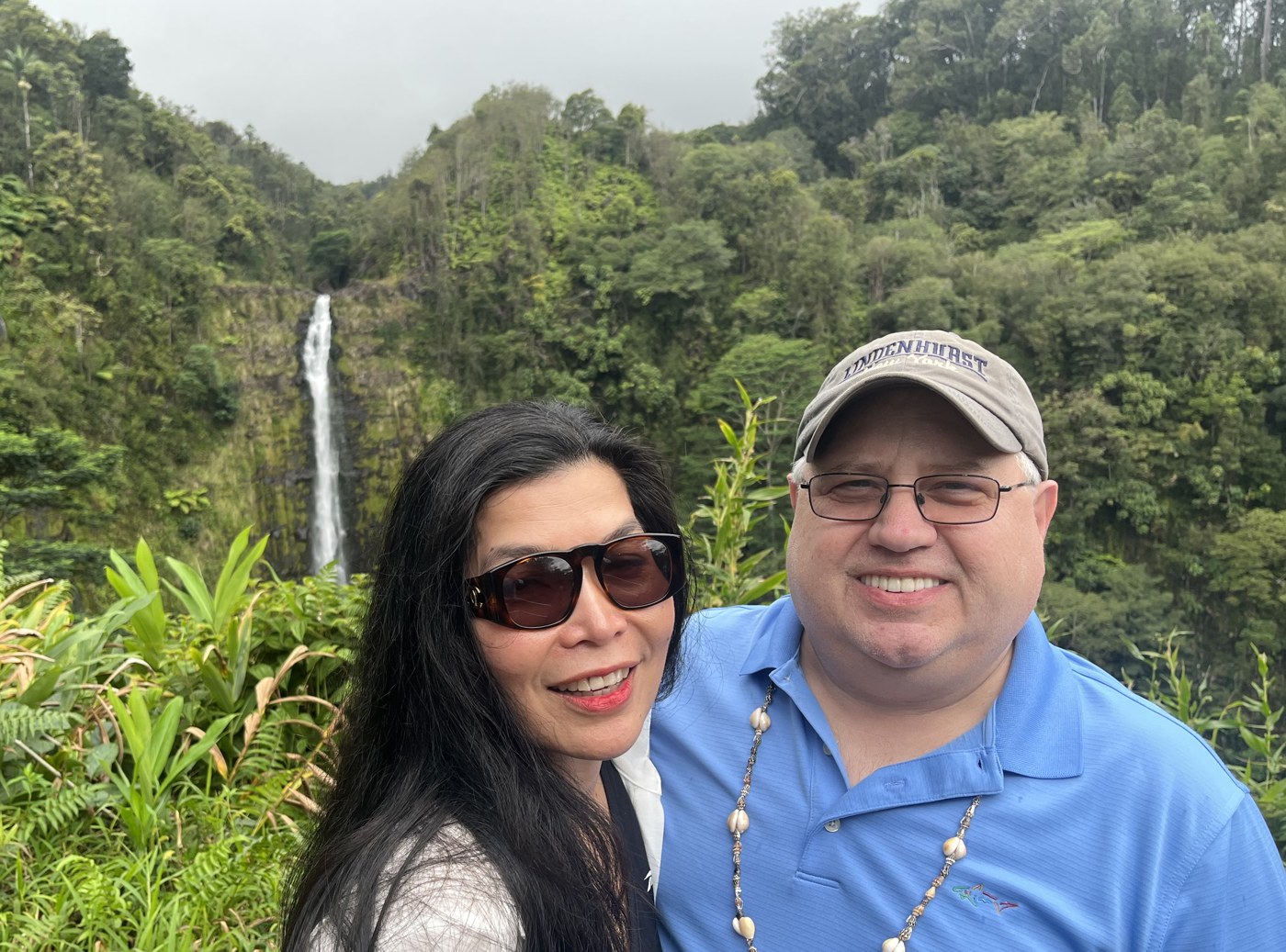 Jay and his wife in Hawaii